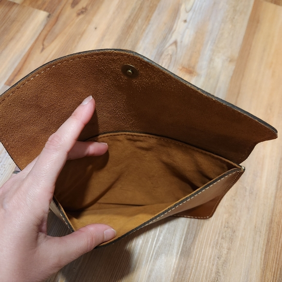 Patricia Nash Brown Leather Clutch Purse Wallet - Picture 7 of 10